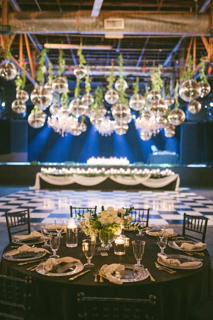 granulated wax sand candles glowing at Nashville wedding