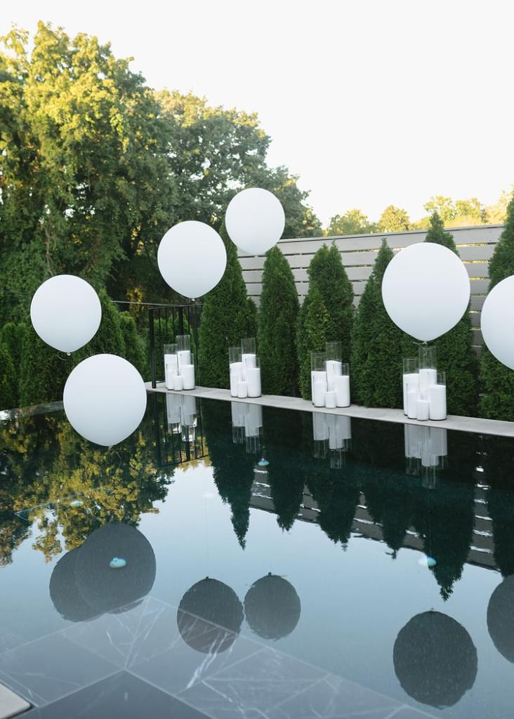 oversized floor candles for Middle Tennessee special event