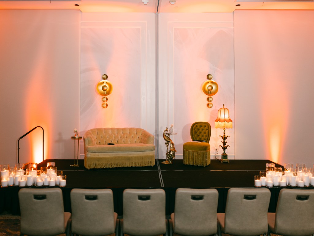 luxury candle decor for Nashville special event